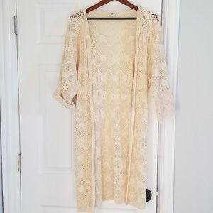 Crochet oversized jacket